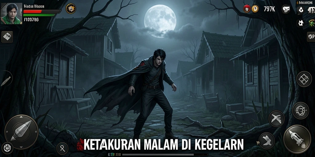 Gameplay menyeramkan dengan suasana horor yang mencekam.