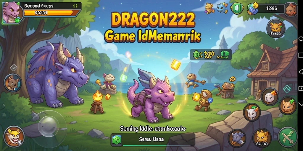Tampilan gameplay <strong>DRAGON222</strong> yang menarik dalam dunia Idle.