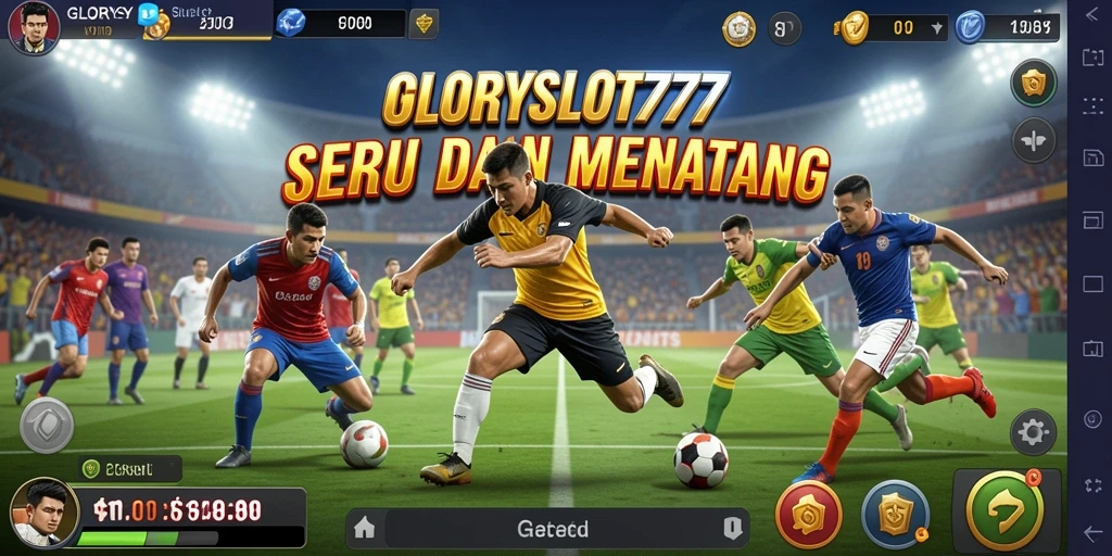 Tampilan menarik dari gameplay <strong>GLORYSLOT777</strong> yang penuh aksi olahraga.