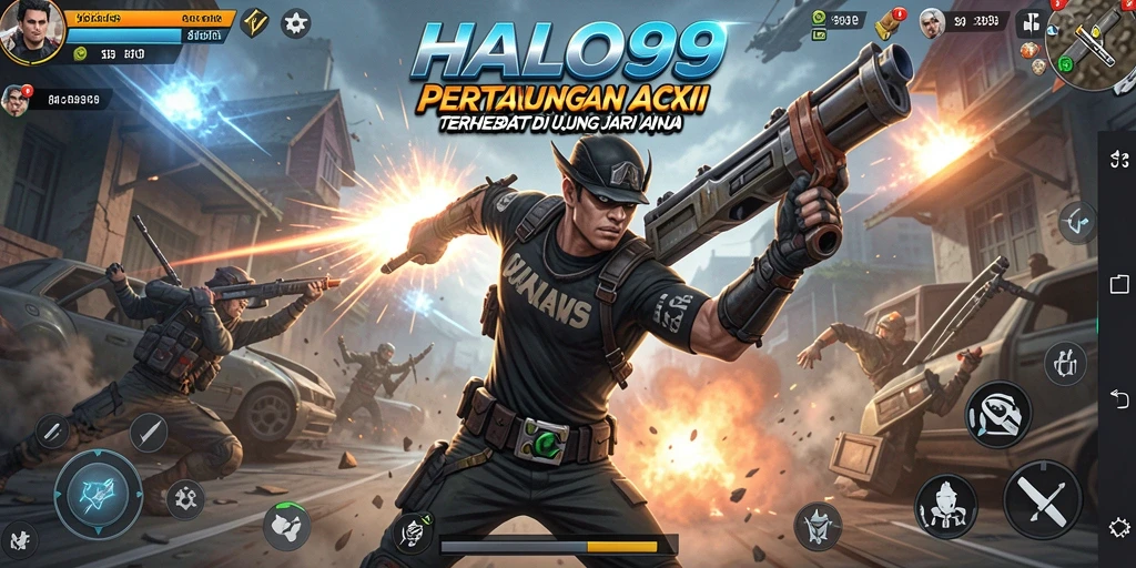 Tampilan mendebarkan dari pertempuran intens dalam HALO99.