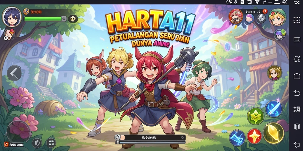 Tampilan gameplay HARTA11 yang menakjubkan dan penuh aksi.