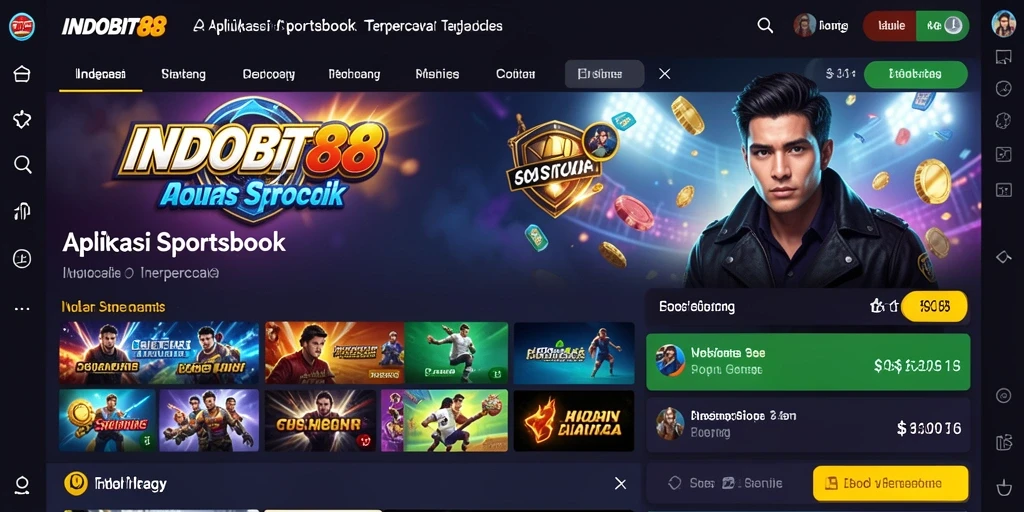 Tampilan menarik dari gameplay INDOBIT88 yang penuh aksi.