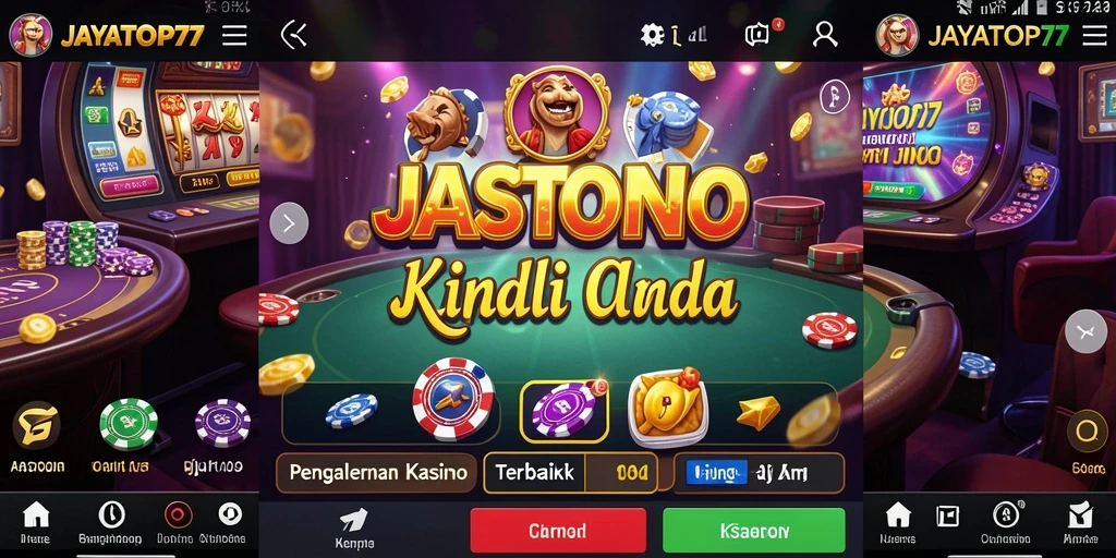Tangkapan layar gameplay JAYATOP77 yang menonjolkan keseruan permainan kasino.