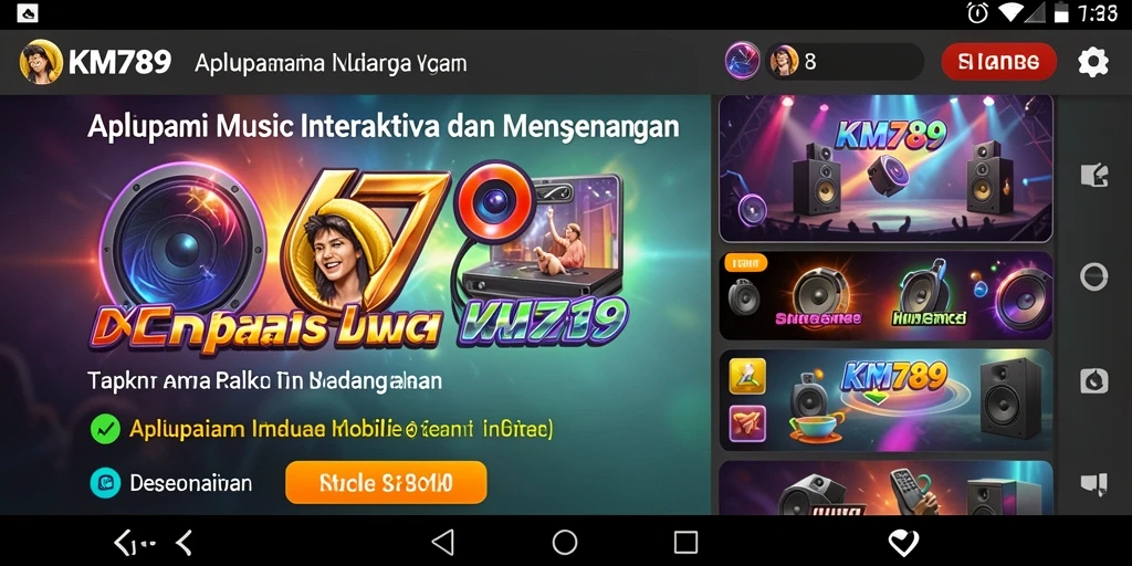 Tampilan gameplay KM789 yang seru dan interaktif.