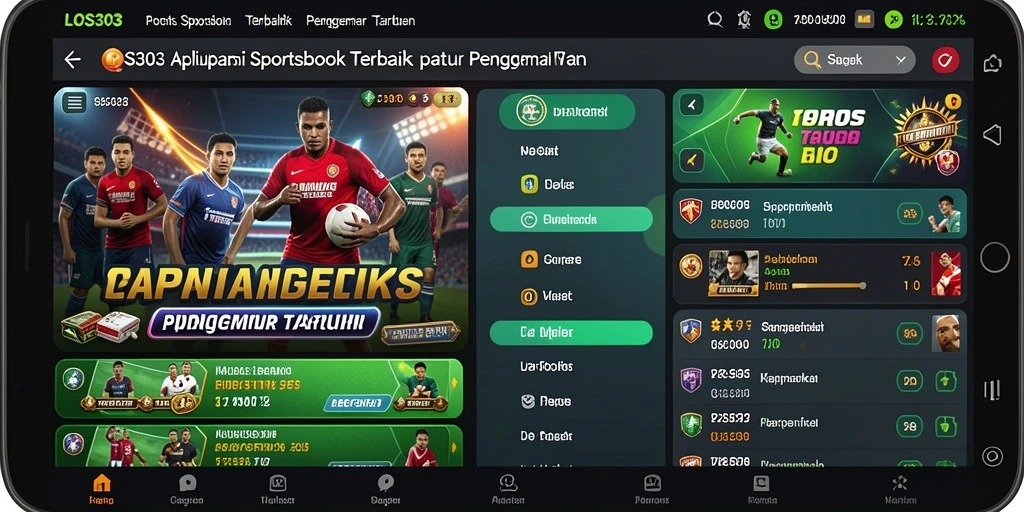 Screenshot yang menampilkan pengalaman taruhan menarik di LOS303.