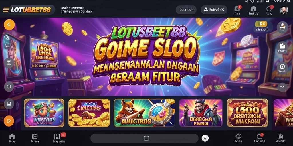 Screenshot menarik dari gameplay LOTUSBET88 yang penuh warna.