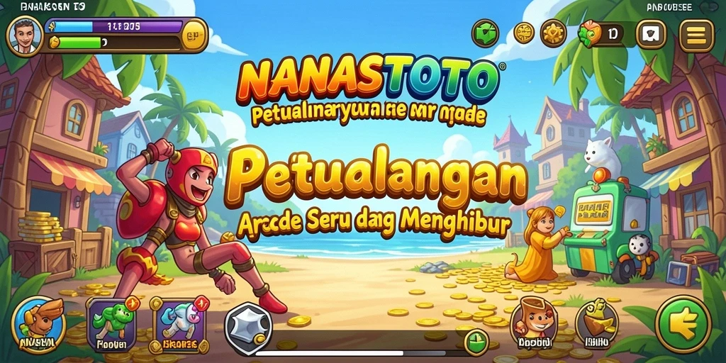 Screenshot gameplay NANASTOTO menampilkan tantangan seru yang harus dihadapi.