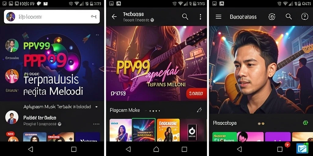 Screenshot gameplay PPV99 menampilkan pengalaman mendengarkan musik yang asyik.