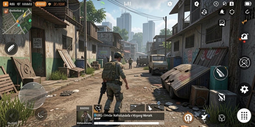 Screenshot gameplay R6R6 menunjukkan pengalaman simulasi yang mendalam.