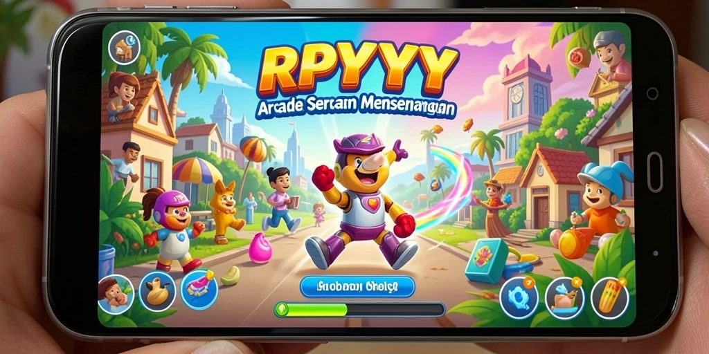 Tampilan menarik gameplay seru di RPYYY dengan karakter yang dinamis.