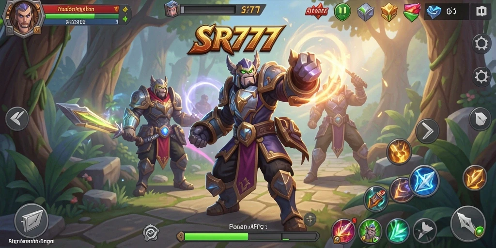 Tampilan gameplay ARPG yang mendebarkan di SR777.
